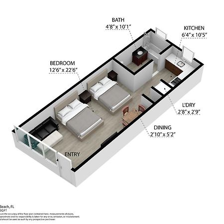 Deco Beachside Apt, W/2 Queen Beds, Washer/Dryer Miami Beach Exterior photo