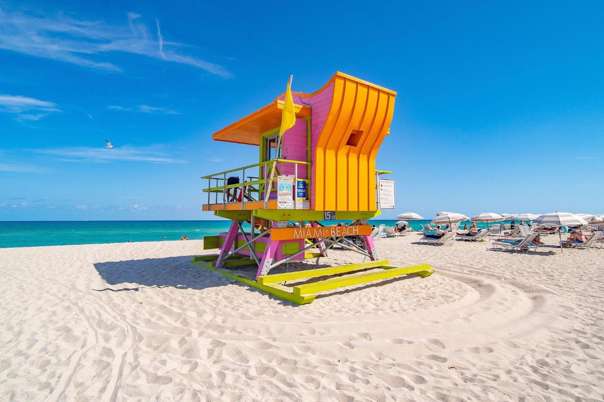 Deco Beachside Apt, W/2 Queen Beds, Washer/Dryer Miami Beach Exterior photo